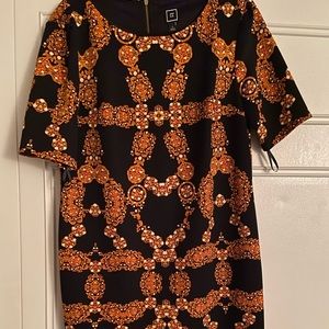 Orange circle dress worn ONCE!